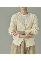 【カレンソロジー/Curensology】のローシルクケーブルカーディガン 人気、トレンドファッション・服の通販 founy(ファニー) ファッション Fashion レディースファッション Fashion for Women トップス・カットソー Cut & Sew Tops ニット Knit Tops & Sweaters カーディガン・羽織り Layered Style Cardigans 2026年 2026 おすすめ Recommended / Our Picks インナー Innerwear カーディガン Cardigan, Knitwear セットアップ Set-Up, Coordinated Outfit リラックス Relax, Relaxed Fit 夏 Summer 春 Spring S/S・春夏 SS, Spring/Summer, Warm Season thumbnail クリーム|ID: prp329100004855419 ipo3291000000035776817
