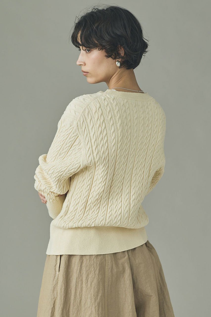 【カレンソロジー/Curensology】のローシルクケーブルカーディガン 人気、トレンドファッション・服の通販 founy(ファニー) 　ファッション　Fashion　レディースファッション　Fashion for Women　トップス・カットソー　Cut & Sew Tops　ニット　Knit Tops & Sweaters　カーディガン・羽織り　Layered Style Cardigans　2026年　2026　おすすめ　Recommended / Our Picks　インナー　Innerwear　カーディガン　Cardigan, Knitwear　セットアップ　Set-Up, Coordinated Outfit　リラックス　Relax, Relaxed Fit　夏　Summer　春　Spring　S/S・春夏　SS, Spring/Summer, Warm Season　other-3|ID: prp329100004855419 ipo3291000000035776819