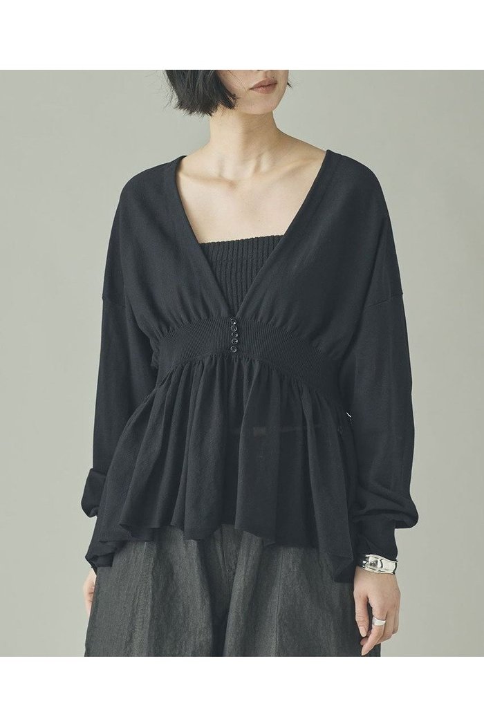 【カレンソロジー/Curensology】のピンタックギャザーニットプルオーバー インテリア・キッズ・メンズ・レディースファッション・服の通販 founy(ファニー) https://founy.com/ ファッション Fashion レディースファッション Fashion for Women トップス・カットソー Cut & Sew Tops ニット Knit Tops & Sweaters カジュアルプルオーバー・ニットトップス Pullovers & Knit Tops / Casual Pullovers 2026年 2026 ギャザー Gathered, Ruffled ストレッチ Stretch, Stretchy Fabric フェミニン Feminine, Girly ボトム Bottoms, Lower Wear ロング Long, Long-Length ワイド Wide, Wide Fit エレガント 上品 Elegant 夏 Summer 旅行 Travel 春 Spring S/S・春夏 SS, Spring/Summer, Warm Season |ID: prp329100004855420 ipo3291000000035776825