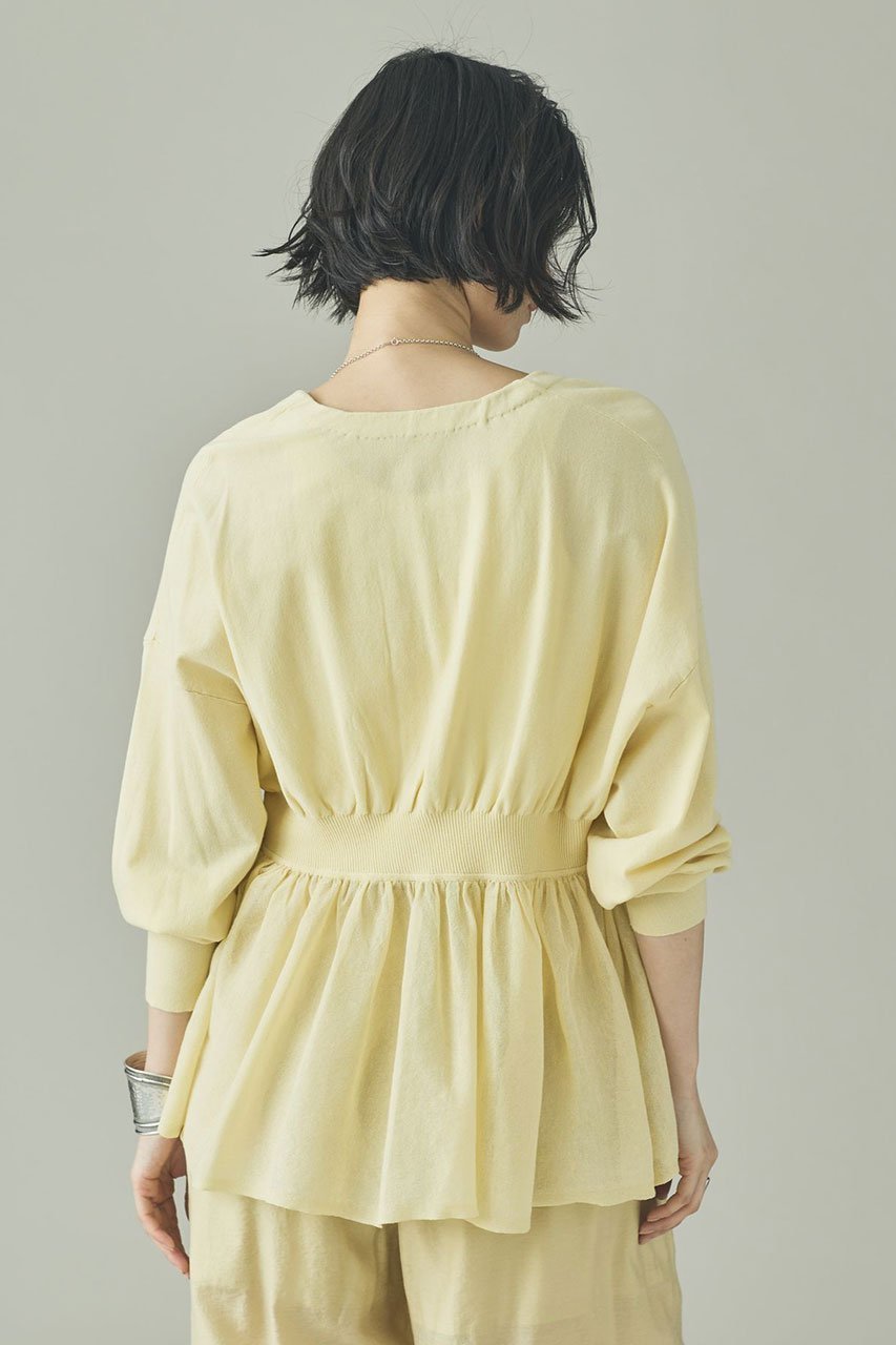 【カレンソロジー/Curensology】のピンタックギャザーニットプルオーバー 人気、トレンドファッション・服の通販 founy(ファニー) 　ファッション　Fashion　レディースファッション　Fashion for Women　トップス・カットソー　Cut & Sew Tops　ニット　Knit Tops & Sweaters　カジュアルプルオーバー・ニットトップス　Pullovers & Knit Tops / Casual Pullovers　2026年　2026　ギャザー　Gathered, Ruffled　ストレッチ　Stretch, Stretchy Fabric　フェミニン　Feminine, Girly　ボトム　Bottoms, Lower Wear　ロング　Long, Long-Length　ワイド　Wide, Wide Fit　エレガント 上品　Elegant　夏　Summer　旅行　Travel　春　Spring　S/S・春夏　SS, Spring/Summer, Warm Season　other-3|ID: prp329100004855420 ipo3291000000035776830