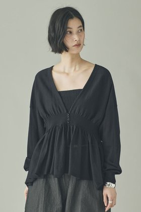 【カレンソロジー/Curensology】 ピンタックギャザーニットプルオーバー人気、トレンドファッション・服の通販 founy(ファニー) ファッション Fashion レディースファッション Fashion for Women トップス・カットソー Cut & Sew Tops ニット Knit Tops & Sweaters カジュアルプルオーバー・ニットトップス Pullovers & Knit Tops / Casual Pullovers ギャザー Gathered, Ruffled ストレッチ Stretch, Stretchy Fabric フェミニン Feminine, Girly ボトム Bottoms, Lower Wear ロング Long, Long-Length ワイド Wide, Wide Fit エレガント 上品 Elegant 再入荷 Restock / Back in Stock 旅行 Travel |ID:prp329100004855420