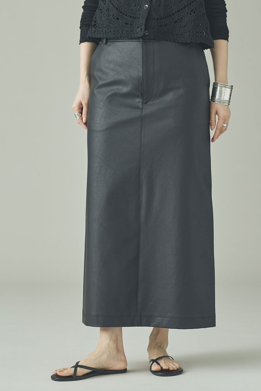 【カレンソロジー/Curensology】のヴィンテージフェイクレザースカート 人気、トレンドファッション・服の通販 founy(ファニー) 　ファッション　Fashion　レディースファッション　Fashion for Women　スカート　Skirts　ロングスカート　Long Skirts / Maxi & Midi Skirts　2026年　2026　おすすめ　Recommended / Our Picks　ストレート　Straight, Straight Cut　リアル　Real, Realistic　レース　Lace, Lace Fabric　ロング　Long, Long-Length　ヴィンテージ　Vintage Style　夏　Summer　春　Spring　S/S・春夏　SS, Spring/Summer, Warm Season　 other-1|ID: prp329100004855421 ipo3291000000035776835