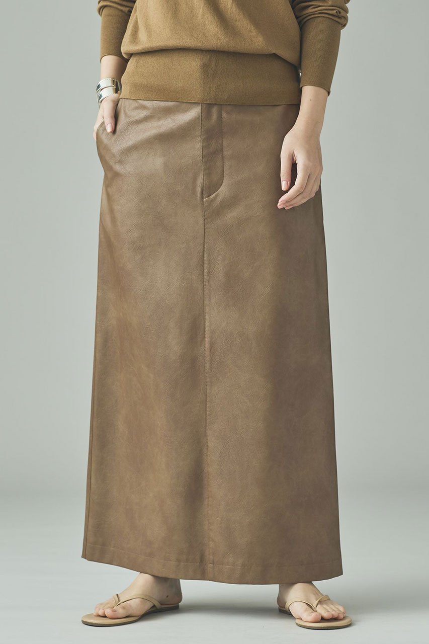 【カレンソロジー/Curensology】のヴィンテージフェイクレザースカート 人気、トレンドファッション・服の通販 founy(ファニー) 　ファッション　Fashion　レディースファッション　Fashion for Women　スカート　Skirts　ロングスカート　Long Skirts / Maxi & Midi Skirts　2026年　2026　おすすめ　Recommended / Our Picks　ストレート　Straight, Straight Cut　リアル　Real, Realistic　レース　Lace, Lace Fabric　ロング　Long, Long-Length　ヴィンテージ　Vintage Style　夏　Summer　春　Spring　S/S・春夏　SS, Spring/Summer, Warm Season　other-2|ID: prp329100004855421 ipo3291000000035776838