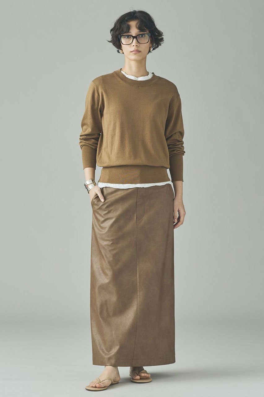 【カレンソロジー/Curensology】のヴィンテージフェイクレザースカート 人気、トレンドファッション・服の通販 founy(ファニー) 　ファッション　Fashion　レディースファッション　Fashion for Women　スカート　Skirts　ロングスカート　Long Skirts / Maxi & Midi Skirts　2026年　2026　おすすめ　Recommended / Our Picks　ストレート　Straight, Straight Cut　リアル　Real, Realistic　レース　Lace, Lace Fabric　ロング　Long, Long-Length　ヴィンテージ　Vintage Style　夏　Summer　春　Spring　S/S・春夏　SS, Spring/Summer, Warm Season　other-5|ID: prp329100004855421 ipo3291000000035776841