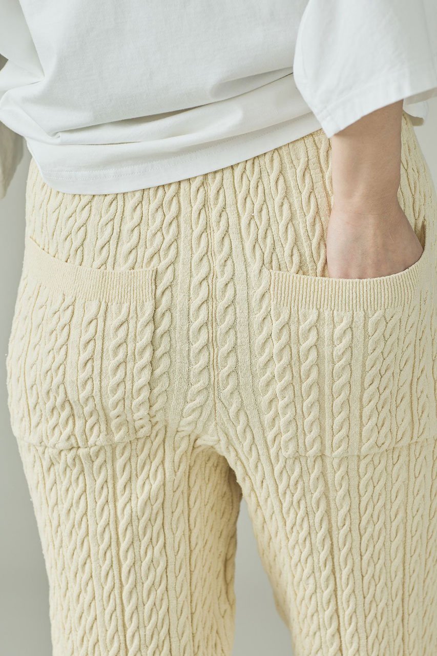 【カレンソロジー/Curensology】のローシルクケーブルニットパンツ 人気、トレンドファッション・服の通販 founy(ファニー) 　ファッション　Fashion　レディースファッション　Fashion for Women　パンツ　Pants & Trousers　2026年　2026　おすすめ　Recommended / Our Picks　セットアップ　Set-Up, Coordinated Outfit　ポケット　Pocket, Pocket Detail　リラックス　Relax, Relaxed Fit　エレガント 上品　Elegant　夏　Summer　春　Spring　S/S・春夏　SS, Spring/Summer, Warm Season　other-8|ID: prp329100004855422 ipo3291000000035776854
