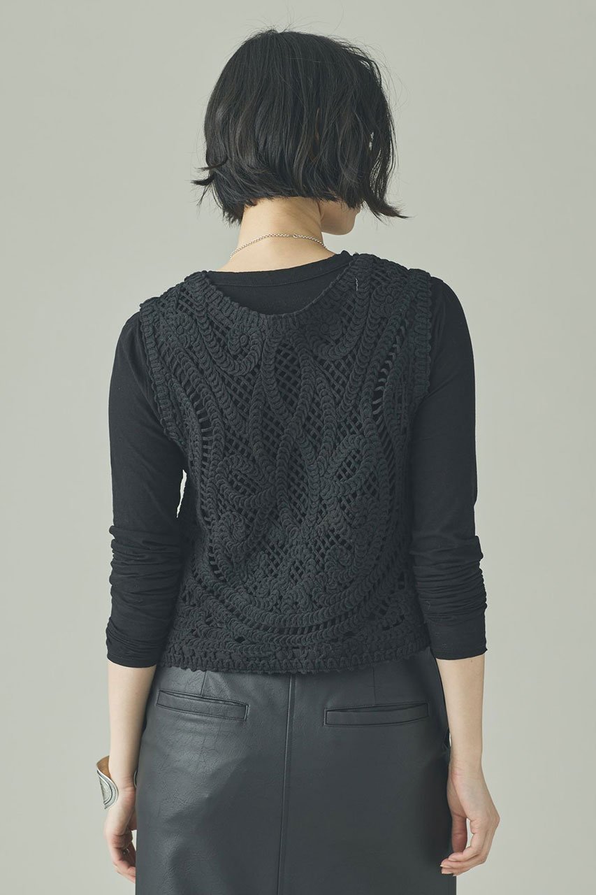 【カレンソロジー/Curensology】のレース2WAYニットベスト 人気、トレンドファッション・服の通販 founy(ファニー) 　ファッション　Fashion　レディースファッション　Fashion for Women　アウター　Coat / Outerwear Collection　レディースジャケット・軽アウター　Jackets　2026年　2026　カットソー　Cut and Sewn Top　ジャケット　Jacket, Outerwear　ベスト　Vest, Waistcoat　レース　Lace, Lace Fabric　夏　Summer　春　Spring　S/S・春夏　SS, Spring/Summer, Warm Season　other-3|ID: prp329100004855423 ipo3291000000035776858