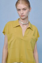 【アルアバイル/allureville】の【LOULOU WILLOUGHBY】ハイツイストスキッパープルオーバー 人気、トレンドファッション・服の通販 founy(ファニー) ファッション Fashion レディースファッション Fashion for Women トップス・カットソー Cut & Sew Tops ニット Knit Tops & Sweaters カジュアルプルオーバー・ニットトップス Pullovers & Knit Tops / Casual Pullovers スキッパー Skipper, Open Collar ツイスト Tweed, Tweed Fabric ドロップ Drop Shoulder, Dropped Style バランス Balance, Style Balance ポケット Pocket, Pocket Detail thumbnail マスタード|ID: prp329100004855424 ipo3291000000035906448