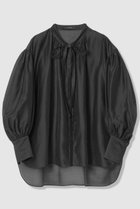 【アルアバイル/allureville】のスリーブコンシャスブラウス 人気、トレンドファッション・服の通販 founy(ファニー) ファッション Fashion レディースファッション Fashion for Women トップス・カットソー Cut & Sew Tops シャツ・ブラウス・オフィスカジュアル Elegant Blouses & Button-Ups 2026年 2026 ギャザー Gathered, Ruffled シンプル Simple, Minimal スタンド Stand Collar, Upright Stand スリーブ Sleeve, Long Sleeve / Short Sleeve フロント Front, Front Design ロング Long, Long-Length エレガント 上品 Elegant 夏 Summer 春 Spring S/S・春夏 SS, Spring/Summer, Warm Season thumbnail ブラック|ID: prp329100004855425 ipo3291000000035776870