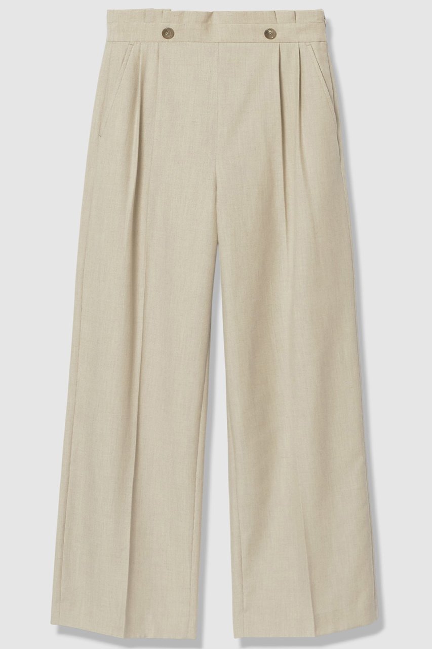 【アルアバイル/allureville】のウェストタックデザインパンツ 人気、トレンドファッション・服の通販 founy(ファニー) 　ファッション　Fashion　レディースファッション　Fashion for Women　パンツ　Pants & Trousers　2026年　2026　エレガント 上品　Elegant　マニッシュ　Mannish, Boyish　リネン　Linen, Linen Fabric　夏　Summer　春　Spring　S/S・春夏　SS, Spring/Summer, Warm Season　 other-1|ID: prp329100004855429 ipo3291000000035776905