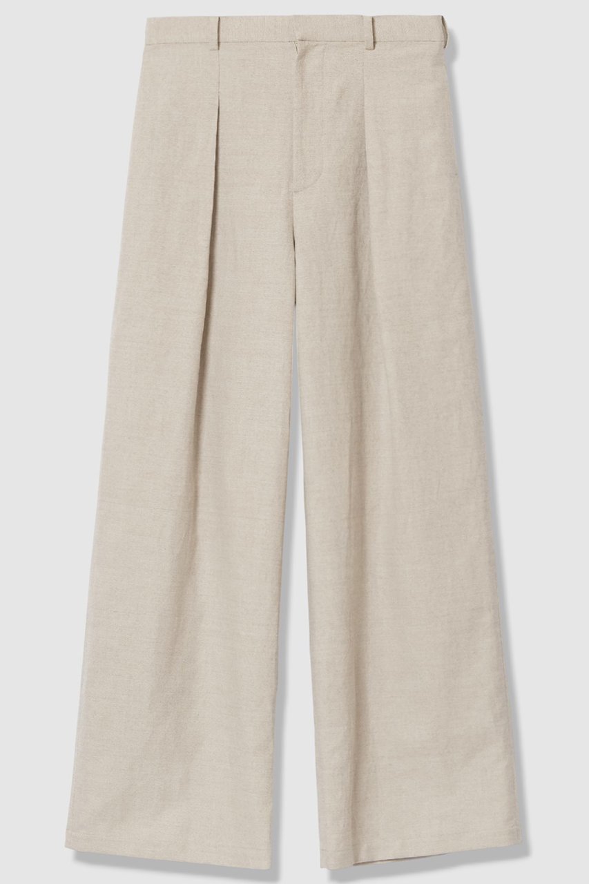 【アルアバイル/allureville】のシャークスキンワイドパンツ インテリア・キッズ・メンズ・レディースファッション・服の通販 founy(ファニー) 　ファッション　Fashion　レディースファッション　Fashion for Women　パンツ　Pants & Trousers　2026年　2026　おすすめ　Recommended / Our Picks　ストレッチ　Stretch, Stretchy Fabric　セットアップ　Set-Up, Coordinated Outfit　ツイル　Twist, Twisted Detail　マニッシュ　Mannish, Boyish　ワイド　Wide, Wide Fit　夏　Summer　春　Spring　S/S・春夏　SS, Spring/Summer, Warm Season　ベージュ|ID: prp329100004855432 ipo3291000000035776934