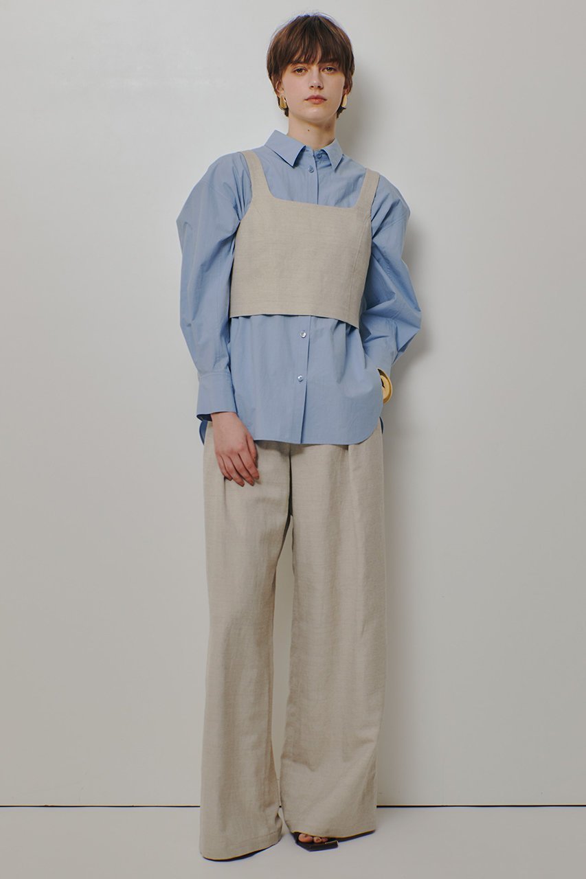 【アルアバイル/allureville】のシャークスキンワイドパンツ 人気、トレンドファッション・服の通販 founy(ファニー) 　ファッション　Fashion　レディースファッション　Fashion for Women　パンツ　Pants & Trousers　2026年　2026　おすすめ　Recommended / Our Picks　ストレッチ　Stretch, Stretchy Fabric　セットアップ　Set-Up, Coordinated Outfit　ツイル　Twist, Twisted Detail　マニッシュ　Mannish, Boyish　ワイド　Wide, Wide Fit　夏　Summer　春　Spring　S/S・春夏　SS, Spring/Summer, Warm Season　other-6|ID: prp329100004855432 ipo3291000000035776939