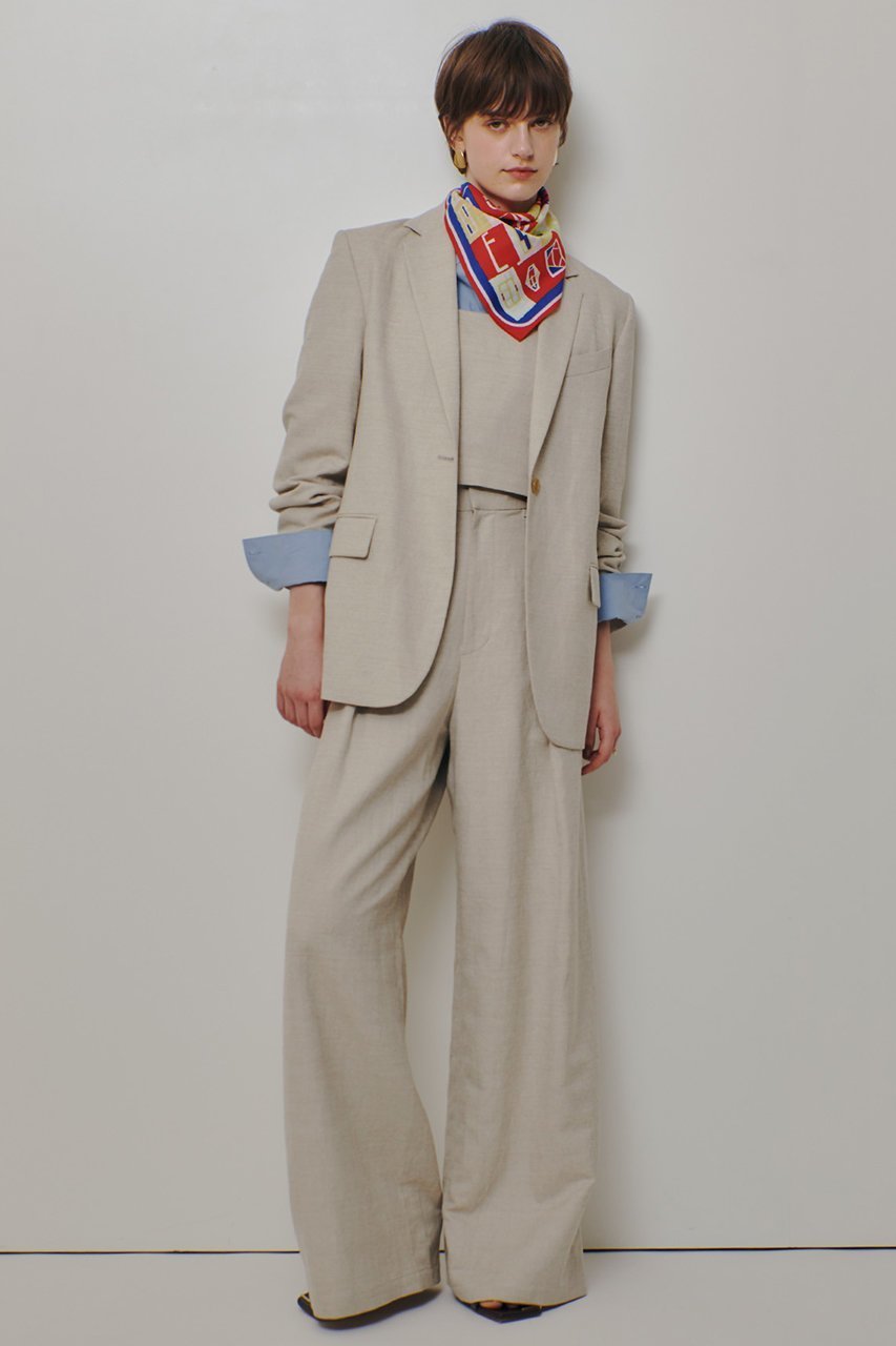 【アルアバイル/allureville】のシャークスキンワイドパンツ 人気、トレンドファッション・服の通販 founy(ファニー) 　ファッション　Fashion　レディースファッション　Fashion for Women　パンツ　Pants & Trousers　2026年　2026　おすすめ　Recommended / Our Picks　ストレッチ　Stretch, Stretchy Fabric　セットアップ　Set-Up, Coordinated Outfit　ツイル　Twist, Twisted Detail　マニッシュ　Mannish, Boyish　ワイド　Wide, Wide Fit　夏　Summer　春　Spring　S/S・春夏　SS, Spring/Summer, Warm Season　other-7|ID: prp329100004855432 ipo3291000000035776940