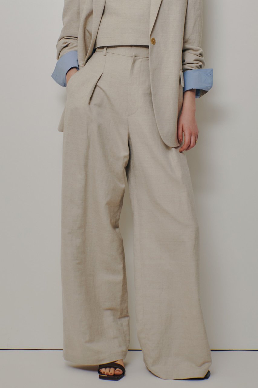 【アルアバイル/allureville】のシャークスキンワイドパンツ 人気、トレンドファッション・服の通販 founy(ファニー) 　ファッション　Fashion　レディースファッション　Fashion for Women　パンツ　Pants & Trousers　2026年　2026　おすすめ　Recommended / Our Picks　ストレッチ　Stretch, Stretchy Fabric　セットアップ　Set-Up, Coordinated Outfit　ツイル　Twist, Twisted Detail　マニッシュ　Mannish, Boyish　ワイド　Wide, Wide Fit　夏　Summer　春　Spring　S/S・春夏　SS, Spring/Summer, Warm Season　other-8|ID: prp329100004855432 ipo3291000000035776941