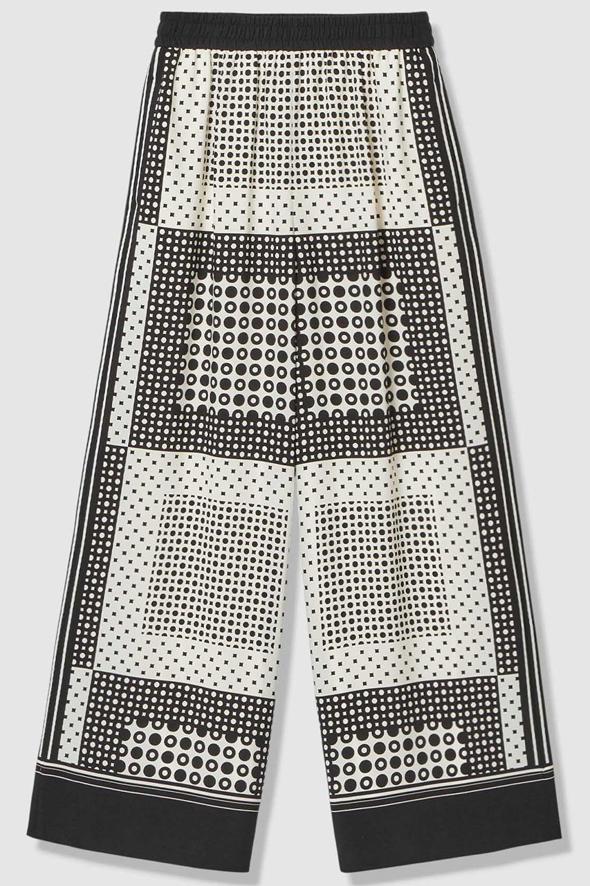 【アルアバイル/allureville】の幾何プリントイージーパンツ 人気、トレンドファッション・服の通販 founy(ファニー) 　ファッション　Fashion　レディースファッション　Fashion for Women　パンツ　Pants & Trousers　2026年　2026　パッチワーク　Patchwork, Mixed Fabric　プリント　Print, Printed Pattern　モダン　Modern, Contemporary　リラックス　Relax, Relaxed Fit　夏　Summer　春　Spring　S/S・春夏　SS, Spring/Summer, Warm Season　 other-1|ID: prp329100004855433 ipo3291000000035776942