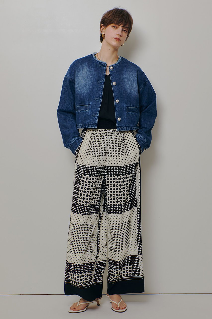 【アルアバイル/allureville】の幾何プリントイージーパンツ 人気、トレンドファッション・服の通販 founy(ファニー) 　ファッション　Fashion　レディースファッション　Fashion for Women　パンツ　Pants & Trousers　2026年　2026　パッチワーク　Patchwork, Mixed Fabric　プリント　Print, Printed Pattern　モダン　Modern, Contemporary　リラックス　Relax, Relaxed Fit　夏　Summer　春　Spring　S/S・春夏　SS, Spring/Summer, Warm Season　other-4|ID: prp329100004855433 ipo3291000000035776946