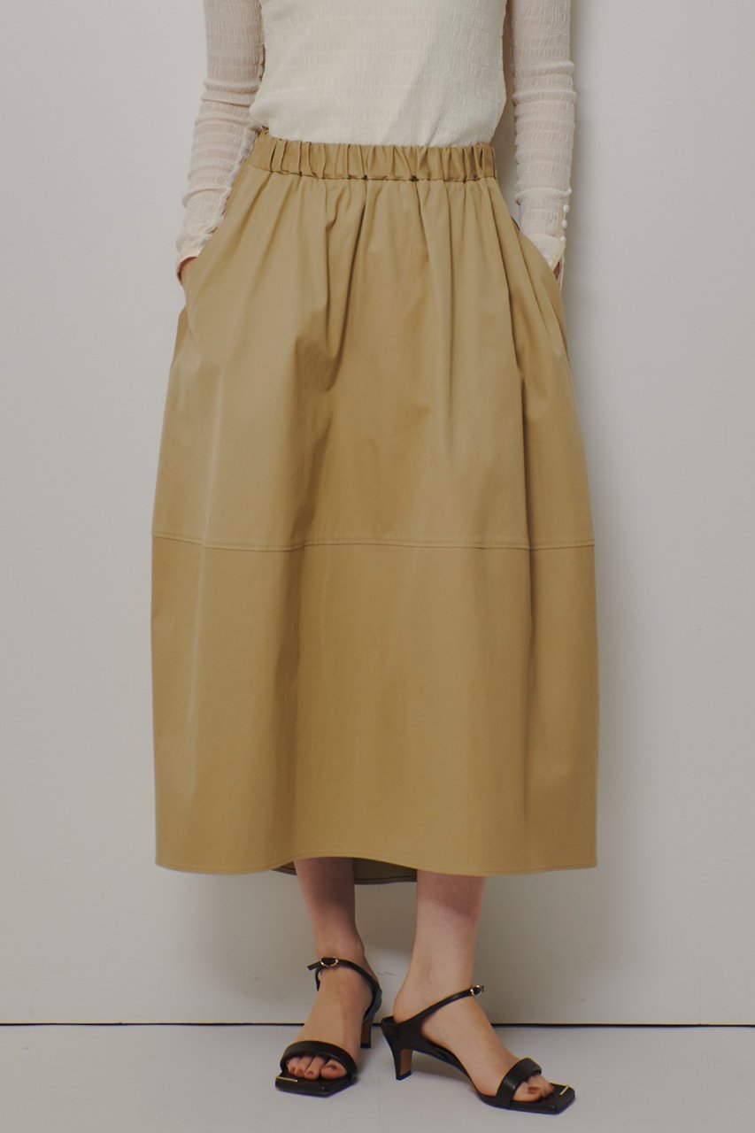 【アルアバイル/allureville】のチノバルーンギャザースカート 人気、トレンドファッション・服の通販 founy(ファニー) 　ファッション　Fashion　レディースファッション　Fashion for Women　スカート　Skirts　ロングスカート　Long Skirts / Maxi & Midi Skirts　2026年　2026　バルーン　Balloon, Balloon Silhouette　フォルム　Silhouette, Form　ロング　Long, Long-Length　夏　Summer　春　Spring　S/S・春夏　SS, Spring/Summer, Warm Season　other-8|ID: prp329100004855434 ipo3291000000035776959