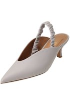 【ヘンリ エン ヴァーゴ/HENRI EN VARGO】のShirley Vカットスリングバックパンプス グレー|ID: prp329100004855437 ipo3291000000036026432