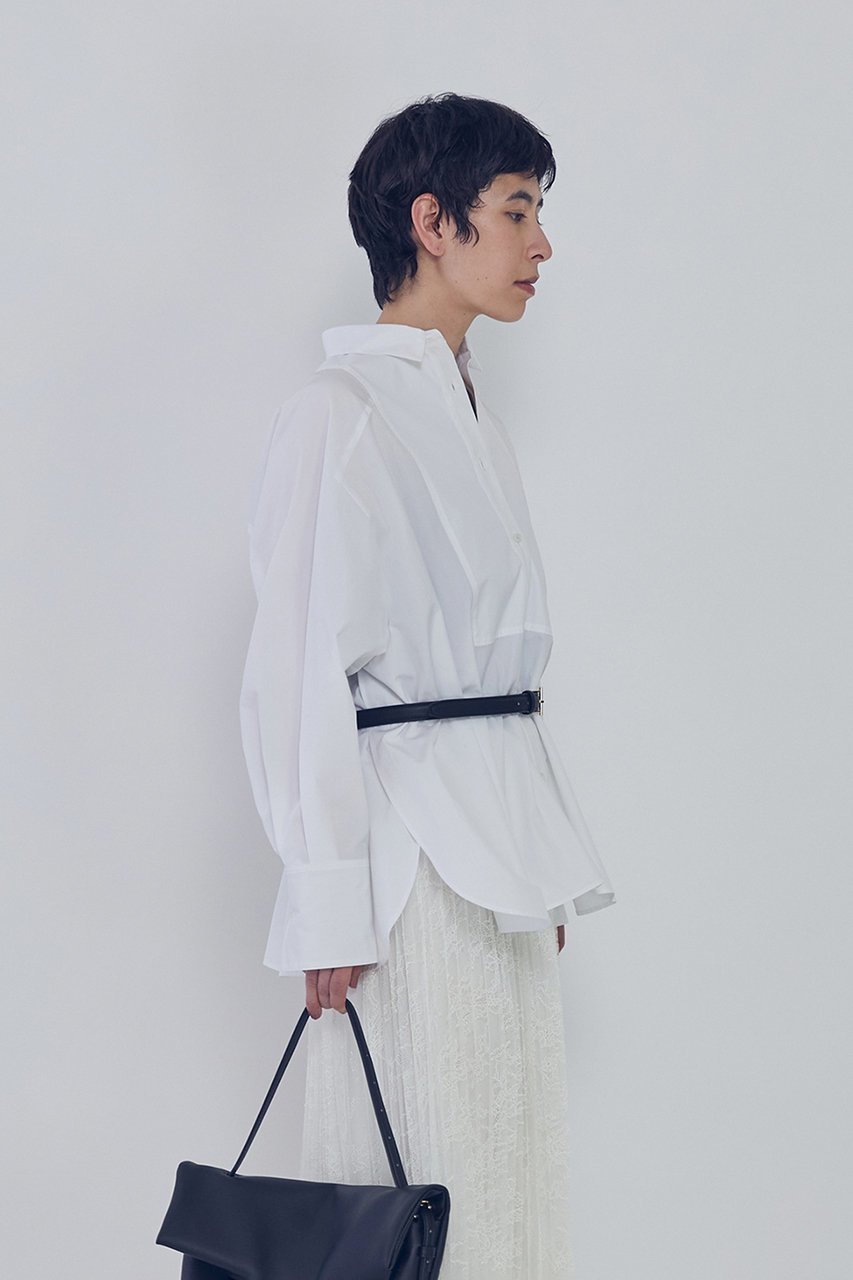 【プルミエ アロンディスモン/1er Arrondissement】のブザムシャツ 人気、トレンドファッション・服の通販 founy(ファニー) ファッション Fashion レディースファッション Fashion for Women トップス・カットソー Cut & Sew Tops シャツ・ブラウス・オフィスカジュアル Elegant Blouses & Button-Ups スリーブ Sleeve, Long Sleeve / Short Sleeve モダン Modern, Contemporary ロング Long, Long-Length エレガント 上品 Elegant other-6|ID: prp329100004855456 ipo3291000000036623625