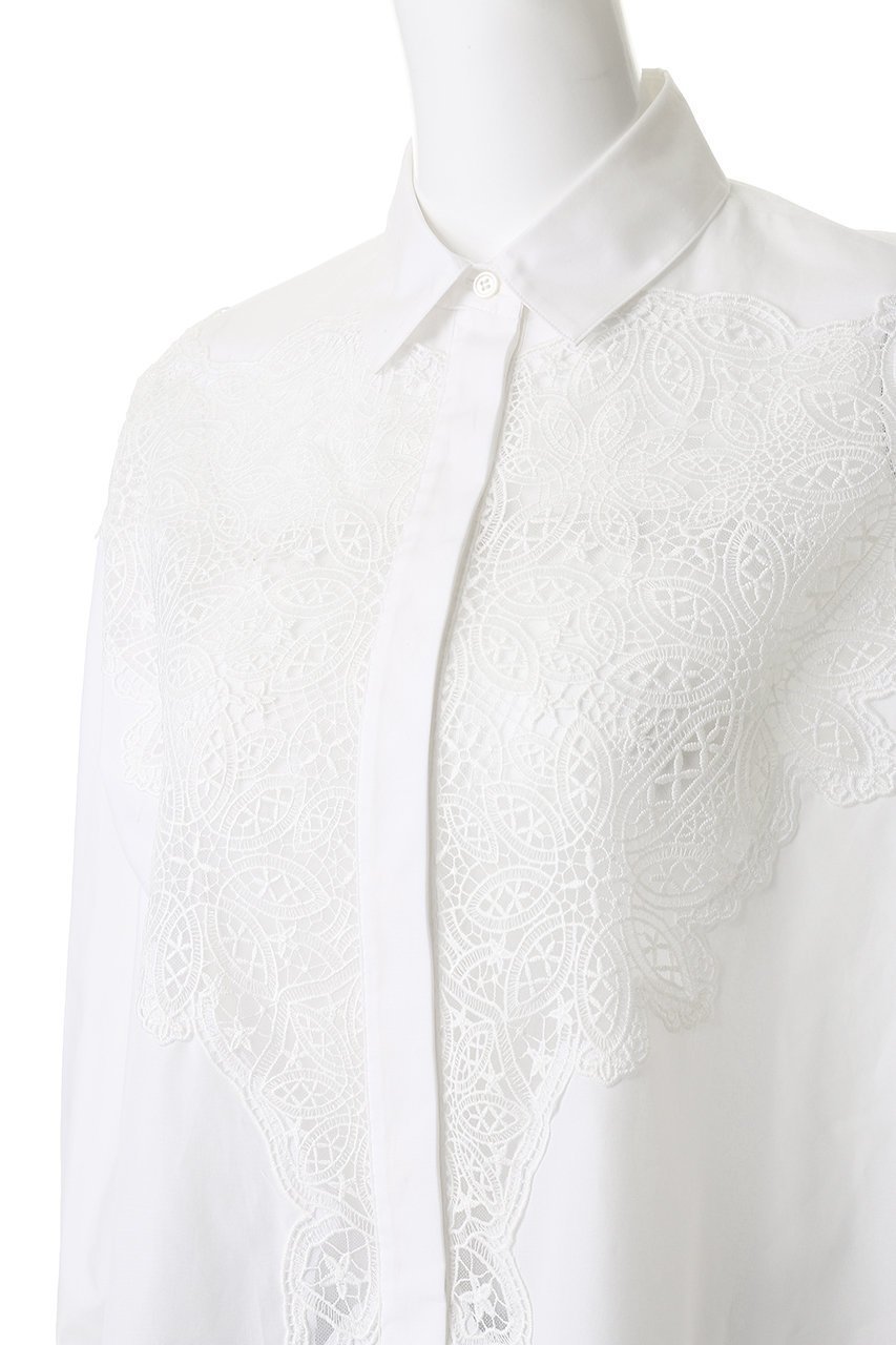 【プルミエ アロンディスモン/1er Arrondissement】のケミカルレースシャツ 人気、トレンドファッション・服の通販 founy(ファニー) 　ファッション　Fashion　レディースファッション　Fashion for Women　トップス・カットソー　Cut & Sew Tops　シャツ・ブラウス・オフィスカジュアル　Elegant Blouses & Button-Ups　2026年　2026　ケミカル　Chemical, Chemical Wash　シンプル　Simple, Minimal　スリーブ　Sleeve, Long Sleeve / Short Sleeve　フロント　Front, Front Design　ボトム　Bottoms, Lower Wear　レース　Lace, Lace Fabric　ロング　Long, Long-Length　夏　Summer　春　Spring　S/S・春夏　SS, Spring/Summer, Warm Season　other-5|ID: prp329100004855457 ipo3291000000035777099