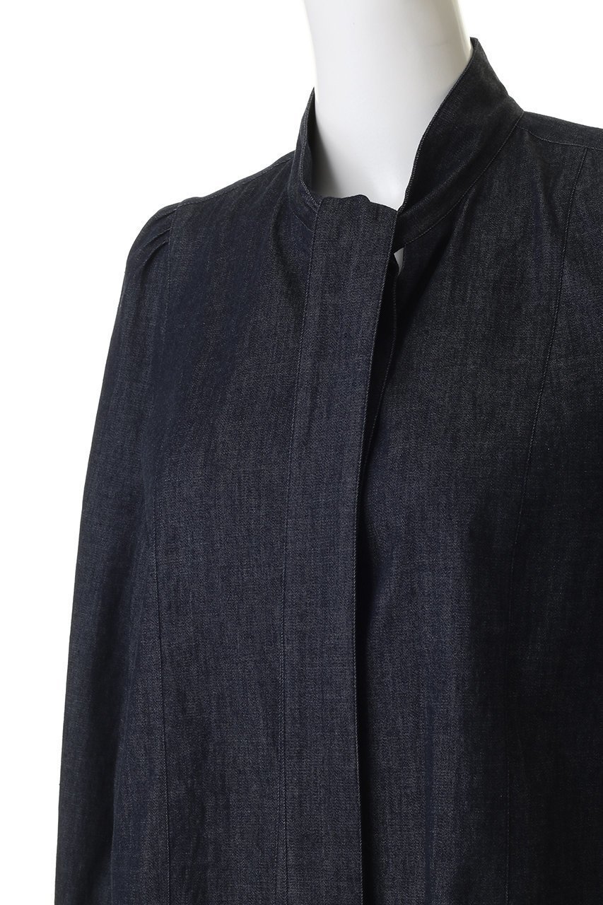 【プルミエ アロンディスモン/1er Arrondissement】のライトデニムボウタイブラウス 人気、トレンドファッション・服の通販 founy(ファニー) 　ファッション　Fashion　レディースファッション　Fashion for Women　トップス・カットソー　Cut & Sew Tops　シャツ・ブラウス・オフィスカジュアル　Elegant Blouses & Button-Ups　2026年　2026　スリーブ　Sleeve, Long Sleeve / Short Sleeve　デニム　Denim, Jeans Material　ロング　Long, Long-Length　エレガント 上品　Elegant　夏　Summer　定番　Standard, Basic Item　春　Spring　S/S・春夏　SS, Spring/Summer, Warm Season　other-5|ID: prp329100004855458 ipo3291000000035777105