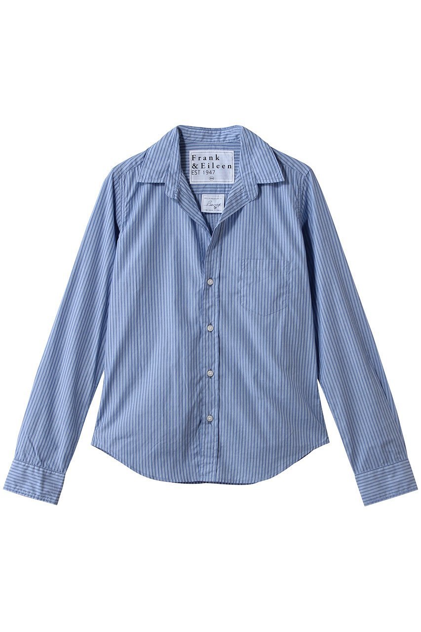 【フランク&アイリーン/Frank&Eileen】のBARRY イタリアンコットン ボールドストライプ シャツ 人気、トレンドファッション・服の通販 founy(ファニー) 　ファッション　Fashion　レディースファッション　Fashion for Women　トップス・カットソー　Cut & Sew Tops　シャツ・ブラウス・オフィスカジュアル　Elegant Blouses & Button-Ups　2026年　2026　コンパクト　Compact, Small Size　スタイリッシュ　Stylish, Fashionable　ストライプ　Stripe, Striped Pattern　スリーブ　Sleeve, Long Sleeve / Short Sleeve　ポケット　Pocket, Pocket Detail　ロング　Long, Long-Length　夏　Summer　春　Spring　S/S・春夏　SS, Spring/Summer, Warm Season　ビジネス 仕事 通勤　Business / Work / Commuting　 other-1|ID: prp329100004855462 ipo3291000000035777124