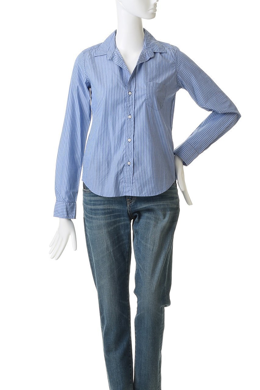 【フランク&アイリーン/Frank&Eileen】のBARRY イタリアンコットン ボールドストライプ シャツ 人気、トレンドファッション・服の通販 founy(ファニー) 　ファッション　Fashion　レディースファッション　Fashion for Women　トップス・カットソー　Cut & Sew Tops　シャツ・ブラウス・オフィスカジュアル　Elegant Blouses & Button-Ups　2026年　2026　コンパクト　Compact, Small Size　スタイリッシュ　Stylish, Fashionable　ストライプ　Stripe, Striped Pattern　スリーブ　Sleeve, Long Sleeve / Short Sleeve　ポケット　Pocket, Pocket Detail　ロング　Long, Long-Length　夏　Summer　春　Spring　S/S・春夏　SS, Spring/Summer, Warm Season　ビジネス 仕事 通勤　Business / Work / Commuting　other-2|ID: prp329100004855462 ipo3291000000035777126