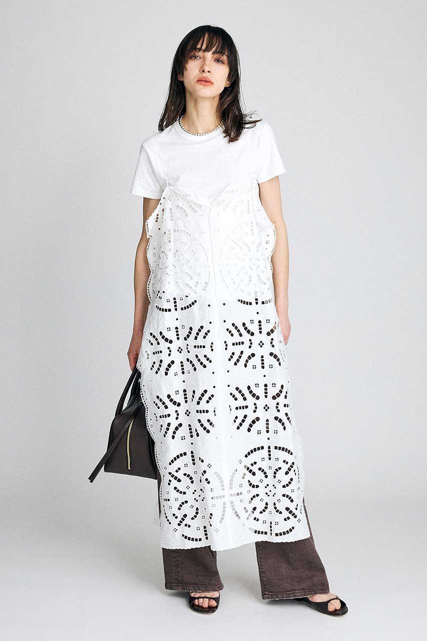 【ブリル/BRILL】のホールエンブロイダリーワンピース 人気、トレンドファッション・服の通販 founy(ファニー) 　ファッション　Fashion　レディースファッション　Fashion for Women　ワンピース　Dresses　チュニック　Tunic Tops & Dresses　2026年　2026　ストレート　Straight, Straight Cut　チュニック　Tunic, Long Top　ロング　Long, Long-Length　ワーク　Workwear, Utility Style　夏　Summer　春　Spring　S/S・春夏　SS, Spring/Summer, Warm Season　 other-1|ID: prp329100004856271 ipo3291000000035809147