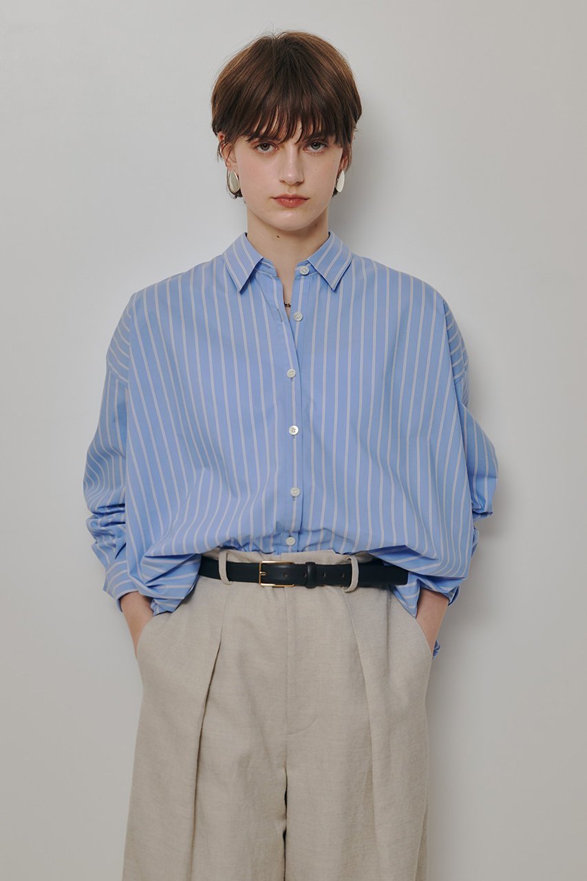 【アルアバイル/allureville】のストライプスカーフ付バルーンシャツ 人気、トレンドファッション・服の通販 founy(ファニー) 　ファッション　Fashion　レディースファッション　Fashion for Women　トップス・カットソー　Cut & Sew Tops　シャツ・ブラウス・オフィスカジュアル　Elegant Blouses & Button-Ups　2026年　2026　クラシカル　Classical, Vintage-Inspired　スカーフ　Scarf, Neckwear　ストライプ　Stripe, Striped Pattern　スリーブ　Sleeve, Long Sleeve / Short Sleeve　バランス　Balance, Style Balance　バルーン　Balloon, Balloon Silhouette　ロング　Long, Long-Length　夏　Summer　春　Spring　S/S・春夏　SS, Spring/Summer, Warm Season　other-2|ID: prp329100004856279 ipo3291000000035809271