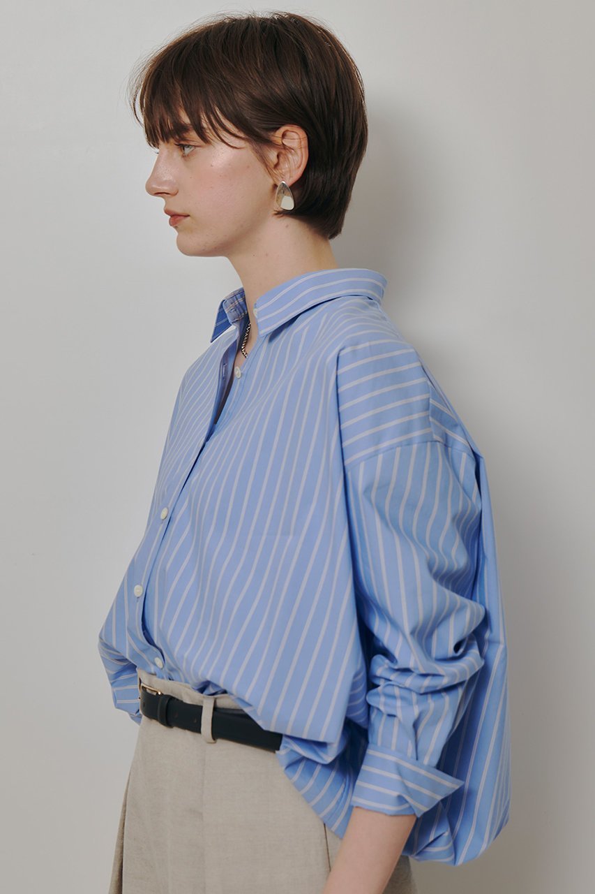 【アルアバイル/allureville】のストライプスカーフ付バルーンシャツ 人気、トレンドファッション・服の通販 founy(ファニー) 　ファッション　Fashion　レディースファッション　Fashion for Women　トップス・カットソー　Cut & Sew Tops　シャツ・ブラウス・オフィスカジュアル　Elegant Blouses & Button-Ups　2026年　2026　クラシカル　Classical, Vintage-Inspired　スカーフ　Scarf, Neckwear　ストライプ　Stripe, Striped Pattern　スリーブ　Sleeve, Long Sleeve / Short Sleeve　バランス　Balance, Style Balance　バルーン　Balloon, Balloon Silhouette　ロング　Long, Long-Length　夏　Summer　春　Spring　S/S・春夏　SS, Spring/Summer, Warm Season　other-3|ID: prp329100004856279 ipo3291000000035809273