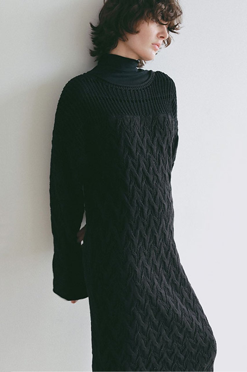 【エトレトウキョウ/ETRE TOKYO】のコードヤーンケーブルニットワンピース 人気、トレンドファッション・服の通販 founy(ファニー) ファッション Fashion レディースファッション Fashion for Women ワンピース Dresses ニットワンピース Knit Dresses チュニック Tunic Tops & Dresses 春 Spring シューズ Shoes, Footwear 透かし Cut-Out, Lacework チュニック Tunic, Long Top デコルテ Décolleté, Neckline デニム Denim, Jeans Material フラット Flat, Flat Shoes ロング Long, Long-Length ワイド Wide, Wide Fit S/S・春夏 SS, Spring/Summer, Warm Season おすすめ Recommended / Our Picks 夏 Summer エレガント 上品 Elegant 2026年 2026 other-5|ID: prp329100004856710 ipo3291000000035820270