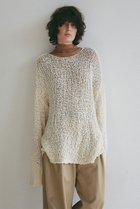 【エトレトウキョウ/ETRE TOKYO】のスラブヤーンローゲージニットプルオーバー 人気、トレンドファッション・服の通販 founy(ファニー) ファッション Fashion レディースファッション Fashion for Women トップス・カットソー Cut & Sew Tops ニット Knit Tops & Sweaters カジュアルプルオーバー・ニットトップス Pullovers & Knit Tops / Casual Pullovers インナー Innerwear 春 Spring キャミソール Camisole, Spaghetti Strap Top タンク Tank Top, Sleeveless Top タートルネック Turtleneck, High Neck ランダム Random, Irregular リラックス Relax, Relaxed Fit S/S・春夏 SS, Spring/Summer, Warm Season おすすめ Recommended / Our Picks 夏 Summer 2026年 2026 thumbnail クリーム|ID: prp329100004856713 ipo3291000000035820312