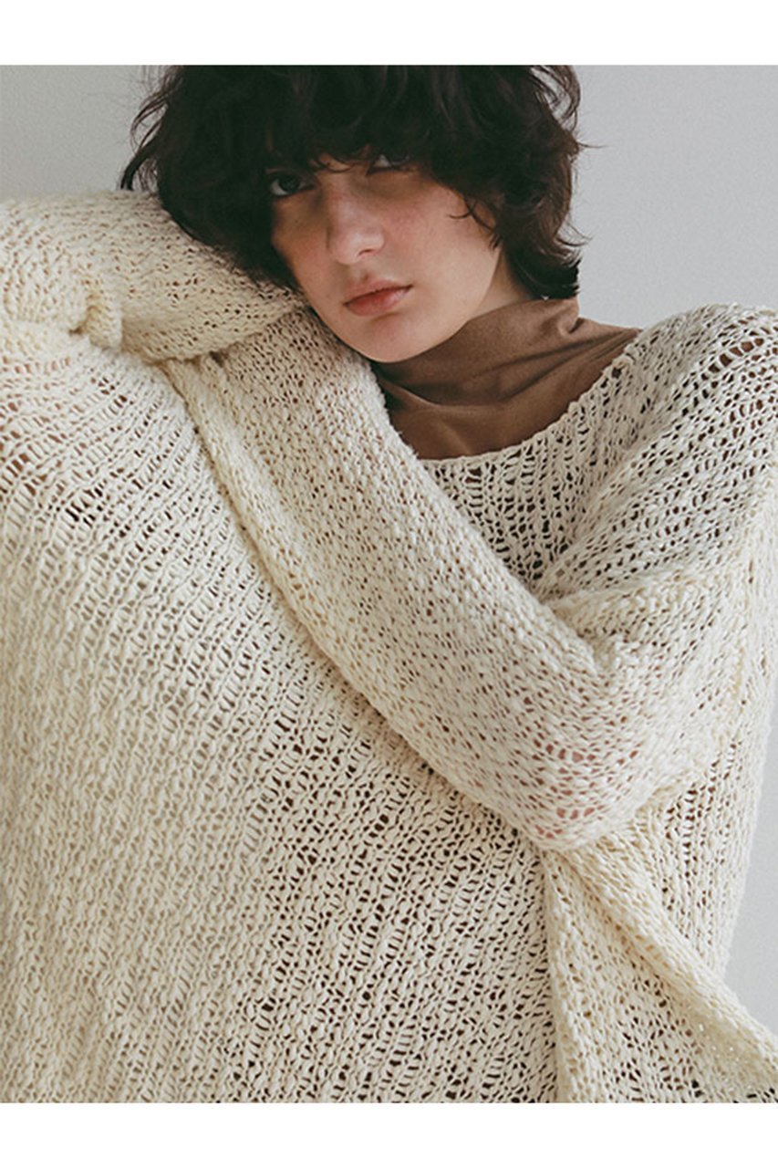 【エトレトウキョウ/ETRE TOKYO】のスラブヤーンローゲージニットプルオーバー 人気、トレンドファッション・服の通販 founy(ファニー) 　ファッション　Fashion　レディースファッション　Fashion for Women　トップス・カットソー　Cut & Sew Tops　ニット　Knit Tops & Sweaters　カジュアルプルオーバー・ニットトップス　Pullovers & Knit Tops / Casual Pullovers　インナー　Innerwear　春　Spring　キャミソール　Camisole, Spaghetti Strap Top　タンク　Tank Top, Sleeveless Top　タートルネック　Turtleneck, High Neck　ランダム　Random, Irregular　リラックス　Relax, Relaxed Fit　S/S・春夏　SS, Spring/Summer, Warm Season　おすすめ　Recommended / Our Picks　夏　Summer　2026年　2026　other-3|ID: prp329100004856713 ipo3291000000035820316