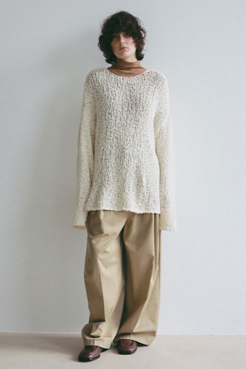 【エトレトウキョウ/ETRE TOKYO】のスラブヤーンローゲージニットプルオーバー 人気、トレンドファッション・服の通販 founy(ファニー) 　ファッション　Fashion　レディースファッション　Fashion for Women　トップス・カットソー　Cut & Sew Tops　ニット　Knit Tops & Sweaters　カジュアルプルオーバー・ニットトップス　Pullovers & Knit Tops / Casual Pullovers　インナー　Innerwear　春　Spring　キャミソール　Camisole, Spaghetti Strap Top　タンク　Tank Top, Sleeveless Top　タートルネック　Turtleneck, High Neck　ランダム　Random, Irregular　リラックス　Relax, Relaxed Fit　S/S・春夏　SS, Spring/Summer, Warm Season　おすすめ　Recommended / Our Picks　夏　Summer　2026年　2026　other-5|ID: prp329100004856713 ipo3291000000035820318