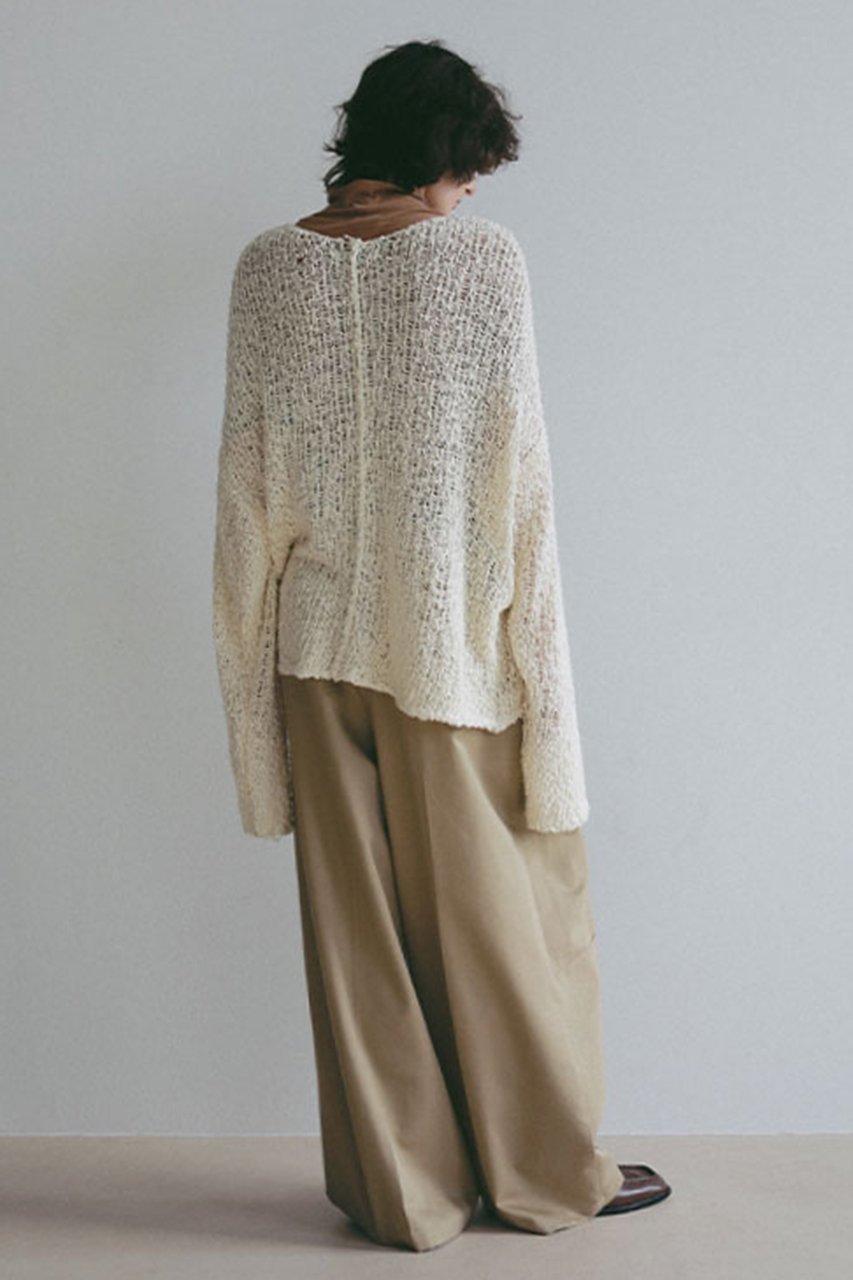 【エトレトウキョウ/ETRE TOKYO】のスラブヤーンローゲージニットプルオーバー 人気、トレンドファッション・服の通販 founy(ファニー) 　ファッション　Fashion　レディースファッション　Fashion for Women　トップス・カットソー　Cut & Sew Tops　ニット　Knit Tops & Sweaters　カジュアルプルオーバー・ニットトップス　Pullovers & Knit Tops / Casual Pullovers　インナー　Innerwear　春　Spring　キャミソール　Camisole, Spaghetti Strap Top　タンク　Tank Top, Sleeveless Top　タートルネック　Turtleneck, High Neck　ランダム　Random, Irregular　リラックス　Relax, Relaxed Fit　S/S・春夏　SS, Spring/Summer, Warm Season　おすすめ　Recommended / Our Picks　夏　Summer　2026年　2026　other-6|ID: prp329100004856713 ipo3291000000035820319