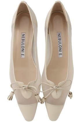 【ネブローニ/NEBULONI E】 タッセルリボン付きチュールコンビフラットシューズ人気、トレンドファッション・服の通販 founy(ファニー) ファッション Fashion レディースファッション Fashion for Women 2026年 2026 エレガント 上品 Elegant シューズ Shoes, Footwear チュール Tulip, Tulip Motif フェミニン Feminine, Girly フラット Flat, Flat Shoes ロング Long, Long-Length 夏 Summer 春 Spring S/S・春夏 SS, Spring/Summer, Warm Season |ID:prp329100004856717