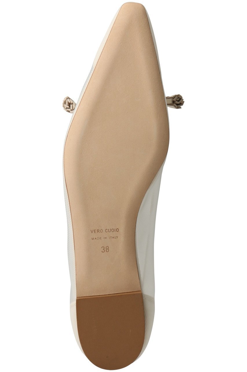 【ネブローニ/NEBULONI E】のタッセルリボン付きチュールコンビフラットシューズ 人気、トレンドファッション・服の通販 founy(ファニー) 　ファッション　Fashion　レディースファッション　Fashion for Women　2026年　2026　エレガント 上品　Elegant　シューズ　Shoes, Footwear　チュール　Tulip, Tulip Motif　フェミニン　Feminine, Girly　フラット　Flat, Flat Shoes　ロング　Long, Long-Length　夏　Summer　春　Spring　S/S・春夏　SS, Spring/Summer, Warm Season　other-6|ID: prp329100004856717 ipo3291000000035820387