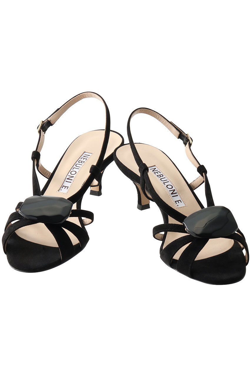 【ネブローニ/NEBULONI E】のストーン付きスエードストラップサンダル 人気、トレンドファッション・服の通販 founy(ファニー) 　ファッション　Fashion　レディースファッション　Fashion for Women　2026年　2026　サンダル　Sandals, Summer Shoes　ジュエリー　Jewelry, Accessories　ストーン　Stone, Gem-Like　ダウン　Down, Puffer　デニム　Denim, Jeans Material　リュクス　Luxury, Elegant, High-End, Chic　夏　Summer　春　Spring　S/S・春夏　SS, Spring/Summer, Warm Season　other-6|ID: prp329100004856720 ipo3291000000035820420