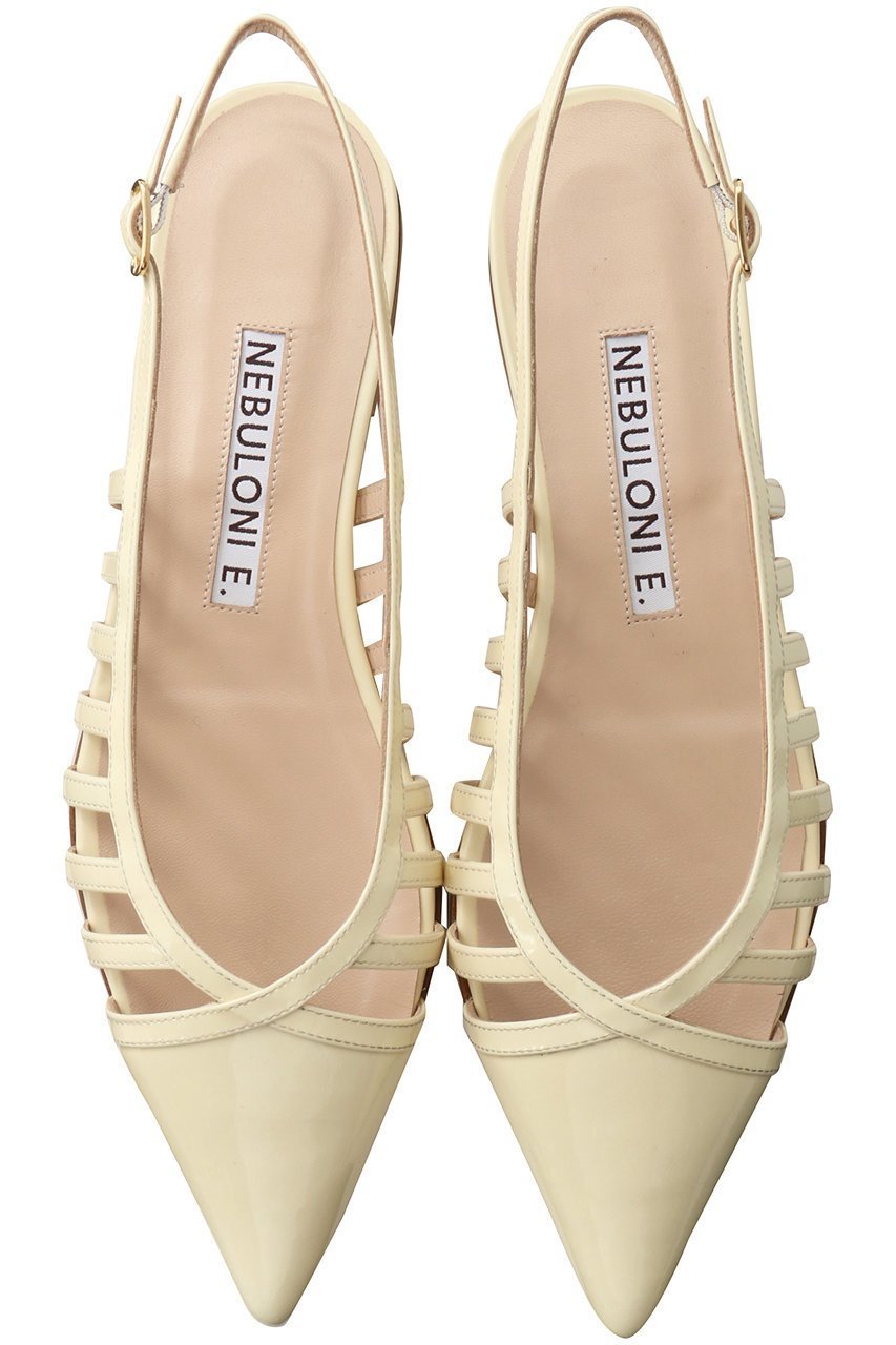 【ネブローニ/NEBULONI E】のカットワークスリングバックシューズ 人気、トレンドファッション・服の通販 founy(ファニー) ファッション Fashion レディースファッション Fashion for Women バッグ Bags イエロー Yellow シューズ Shoes, Footwear フラット Flat, Flat Shoes モダン Modern, Contemporary other-1|ID: prp329100004856721 ipo3291000000036102646