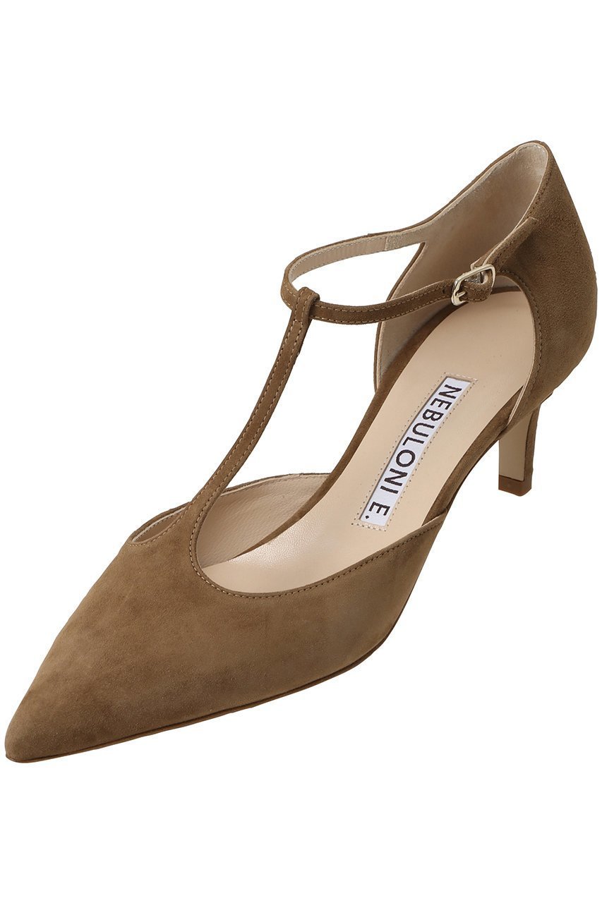 【ネブローニ/NEBULONI E】のTストラップパンプス インテリア・キッズ・メンズ・レディースファッション・服の通販 founy(ファニー) 　ファッション　Fashion　レディースファッション　Fashion for Women　バッグ　Bags　2026年　2026　アンクル　Ankle-Length Design　エレガント 上品　Elegant　オケージョン　Occasion Wear　ストラップパンプス　Strap Pumps, Strappy Heels　ラップ　Wrap, Wrap Design　夏　Summer　春　Spring　S/S・春夏　SS, Spring/Summer, Warm Season　【ELLE SHOP限定】トープスエード|ID: prp329100004856723 ipo3291000000035820449