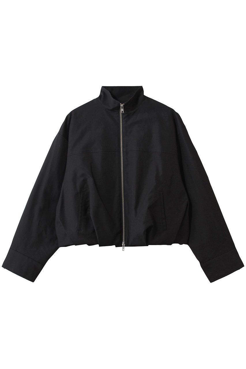 【マノフ/MANOF】のBALLOON ZIP BLOUSONアウター インテリア・キッズ・メンズ・レディースファッション・服の通販 founy(ファニー) 　ファッション　Fashion　レディースファッション　Fashion for Women　アウター　Coat / Outerwear Collection　レディースジャケット・軽アウター　Jackets　ブルゾンジャケット・スポーティアウター　Blouson Jackets　ショート　Short, Short Length　ジャケット　Jacket, Outerwear　バランス　Balance, Style Balance　バルーン　Balloon, Balloon Silhouette　フレア　Flare, Flared　ブルゾン　Blouson, Bomber Jacket　ワイド　Wide, Wide Fit　エレガント 上品　Elegant　BLACK|ID: prp329100004856728 ipo3291000000036642535