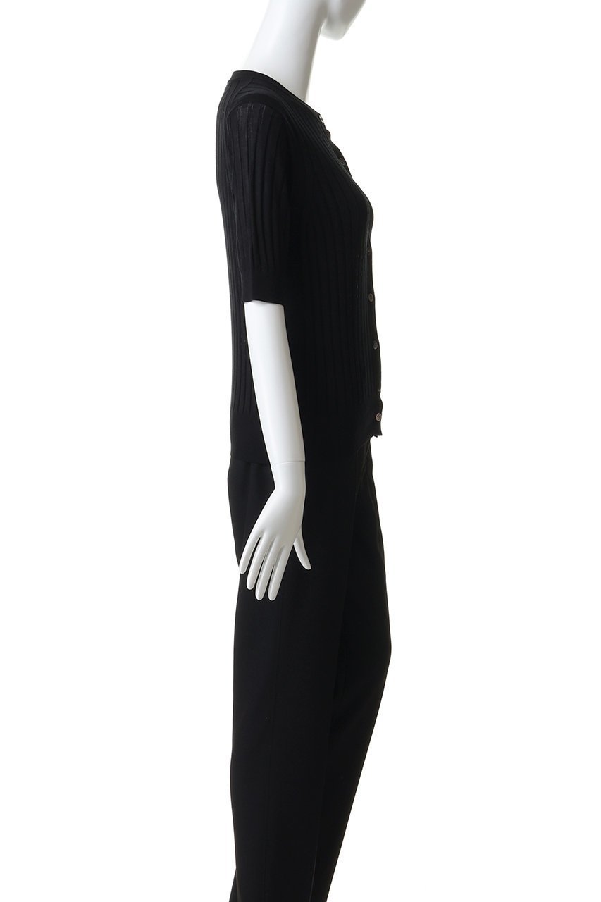 【スローン/SLOANE】の18Gワイドリブ シルク 5分袖クルーネックカーディガン 人気、トレンドファッション・服の通販 founy(ファニー) 　ファッション　Fashion　レディースファッション　Fashion for Women　トップス・カットソー　Cut & Sew Tops　ニット　Knit Tops & Sweaters　カーディガン・羽織り　Layered Style Cardigans　2026年　2026　なめらか　Smooth, Silky Texture　カーディガン　Cardigan, Knitwear　シルク　Silk, 100% Silk　フィット　Fit, Slim Fit　ワイドリブ　Wide Rib, Wide Ribbed Knit　エレガント 上品　Elegant　夏　Summer　春　Spring　S/S・春夏　SS, Spring/Summer, Warm Season　other-3|ID: prp329100004856730 ipo3291000000035820558