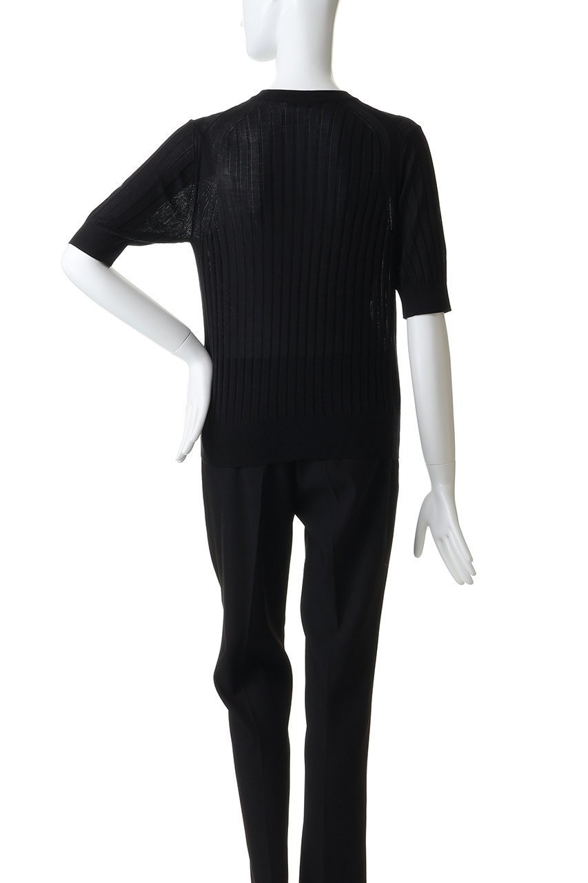 【スローン/SLOANE】の18Gワイドリブ シルク 5分袖クルーネックカーディガン 人気、トレンドファッション・服の通販 founy(ファニー) 　ファッション　Fashion　レディースファッション　Fashion for Women　トップス・カットソー　Cut & Sew Tops　ニット　Knit Tops & Sweaters　カーディガン・羽織り　Layered Style Cardigans　2026年　2026　なめらか　Smooth, Silky Texture　カーディガン　Cardigan, Knitwear　シルク　Silk, 100% Silk　フィット　Fit, Slim Fit　ワイドリブ　Wide Rib, Wide Ribbed Knit　エレガント 上品　Elegant　夏　Summer　春　Spring　S/S・春夏　SS, Spring/Summer, Warm Season　other-4|ID: prp329100004856730 ipo3291000000035820559