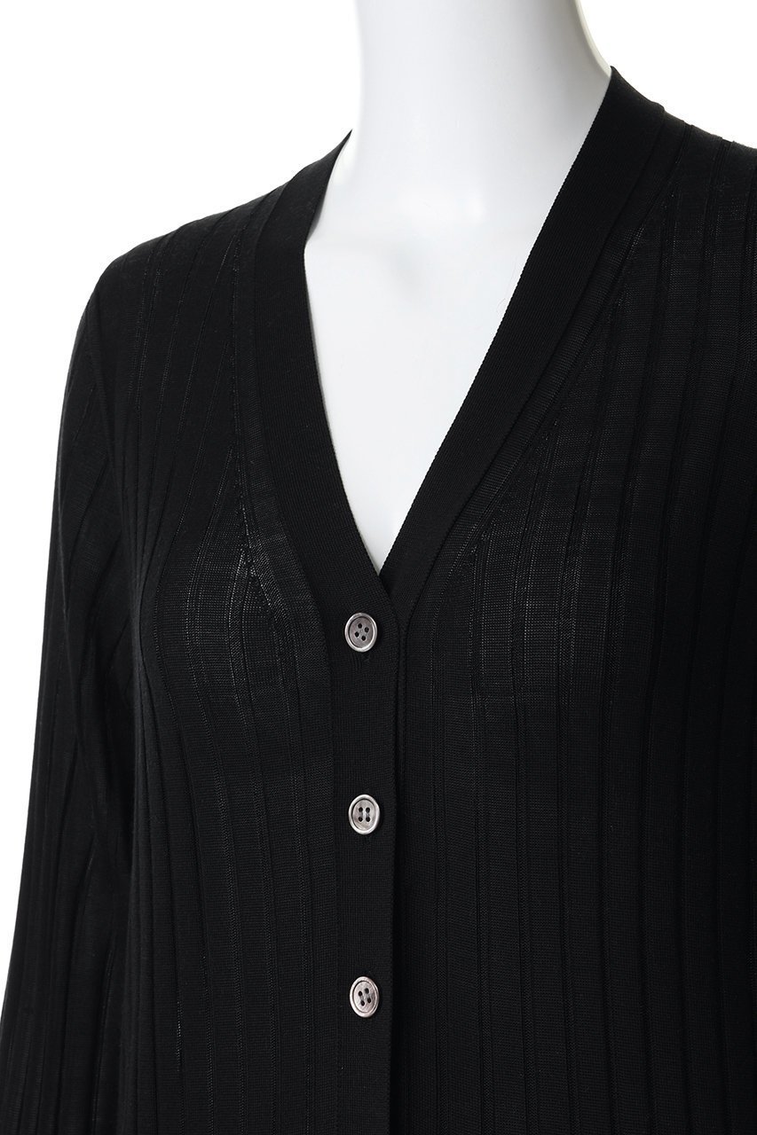 【スローン/SLOANE】の18Gワイドリブ シルク Vネックカーディガン 人気、トレンドファッション・服の通販 founy(ファニー) 　ファッション　Fashion　レディースファッション　Fashion for Women　トップス・カットソー　Cut & Sew Tops　ニット　Knit Tops & Sweaters　カーディガン・羽織り　Layered Style Cardigans　Vネックトップス　V-Neck Tops / V-Cut Neckline Shirts　2026年　2026　なめらか　Smooth, Silky Texture　カーディガン　Cardigan, Knitwear　シルク　Silk, 100% Silk　フィット　Fit, Slim Fit　ワイドリブ　Wide Rib, Wide Ribbed Knit　エレガント 上品　Elegant　夏　Summer　春　Spring　S/S・春夏　SS, Spring/Summer, Warm Season　other-5|ID: prp329100004856731 ipo3291000000035820572