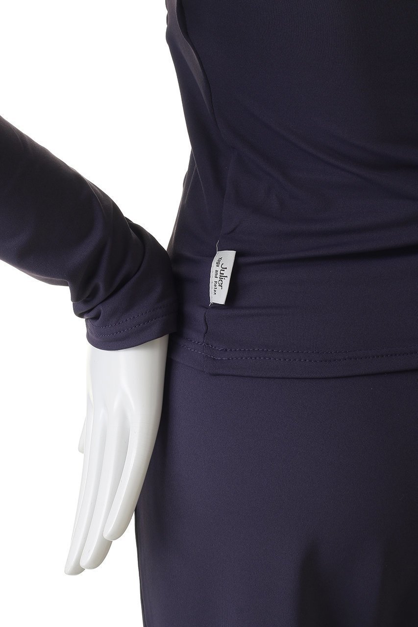 【ジュリエ/Julier】のエコシーベア天ロングスリーブプルオーバー/パット付 人気、トレンドファッション・服の通販 founy(ファニー) 　ファッション　Fashion　レディースファッション　Fashion for Women　トップス・カットソー　Cut & Sew Tops　カジュアルプルオーバー・ニットトップス　Pullovers & Knit Tops / Casual Pullovers　スポーツウェア　Functional & Stylish Sportswear　スポーツ トップス　Athletic Tops / Workout Tops / Training Shirts　カシュクール　Wrap Design　スポーツ　Sports, Activewear　フィット　Fit, Slim Fit　ヨガ　Yoga, Yoga Wear　ワーク　Workwear, Utility Style　新作・新入荷　New Arrivals / New In　other-7|ID: prp329100004856736 ipo3291000000035820684