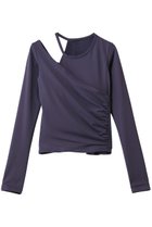 【ジュリエ/Julier】のエコシーベア天ロングスリーブプルオーバー/パット付 パープル|ID: prp329100004856736 ipo3291000000036006473