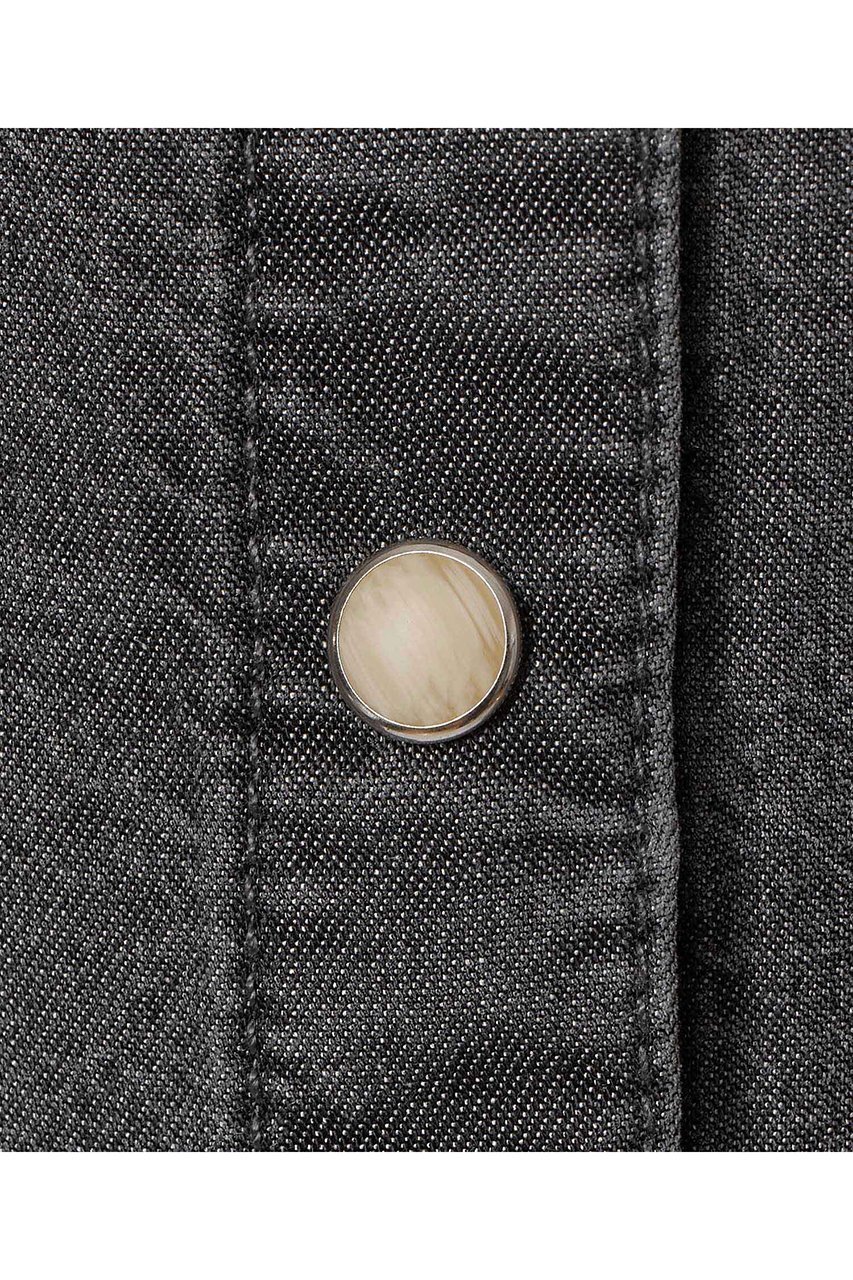 【アルアバイル/allureville】の【WEB・一部店舗別注】デニムボウブラウス 人気、トレンドファッション・服の通販 founy(ファニー) 　ファッション　Fashion　レディースファッション　Fashion for Women　トップス・カットソー　Cut & Sew Tops　シャツ・ブラウス・オフィスカジュアル　Elegant Blouses & Button-Ups　2026年　2026　ウエスタン　Western Style　ジャケット　Jacket, Outerwear　スリーブ　Sleeve, Long Sleeve / Short Sleeve　ツイード　Twill, Twill Weave　デニム　Denim, Jeans Material　ドット　Polka Dot, Dot Pattern　フェミニン　Feminine, Girly　マニッシュ　Mannish, Boyish　リボン　Ribbon, Bow　ロング　Long, Long-Length　ヴィンテージ　Vintage Style　別注　Limited Edition, Custom Order　夏　Summer　春　Spring　S/S・春夏　SS, Spring/Summer, Warm Season　other-5|ID: prp329100004856741 ipo3291000000035820751