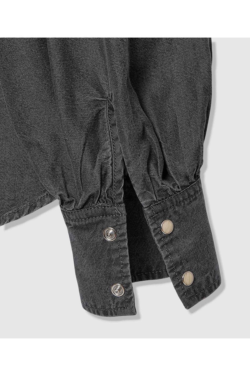 【アルアバイル/allureville】の【WEB・一部店舗別注】デニムボウブラウス 人気、トレンドファッション・服の通販 founy(ファニー) 　ファッション　Fashion　レディースファッション　Fashion for Women　トップス・カットソー　Cut & Sew Tops　シャツ・ブラウス・オフィスカジュアル　Elegant Blouses & Button-Ups　2026年　2026　ウエスタン　Western Style　ジャケット　Jacket, Outerwear　スリーブ　Sleeve, Long Sleeve / Short Sleeve　ツイード　Twill, Twill Weave　デニム　Denim, Jeans Material　ドット　Polka Dot, Dot Pattern　フェミニン　Feminine, Girly　マニッシュ　Mannish, Boyish　リボン　Ribbon, Bow　ロング　Long, Long-Length　ヴィンテージ　Vintage Style　別注　Limited Edition, Custom Order　夏　Summer　春　Spring　S/S・春夏　SS, Spring/Summer, Warm Season　other-7|ID: prp329100004856741 ipo3291000000035820753