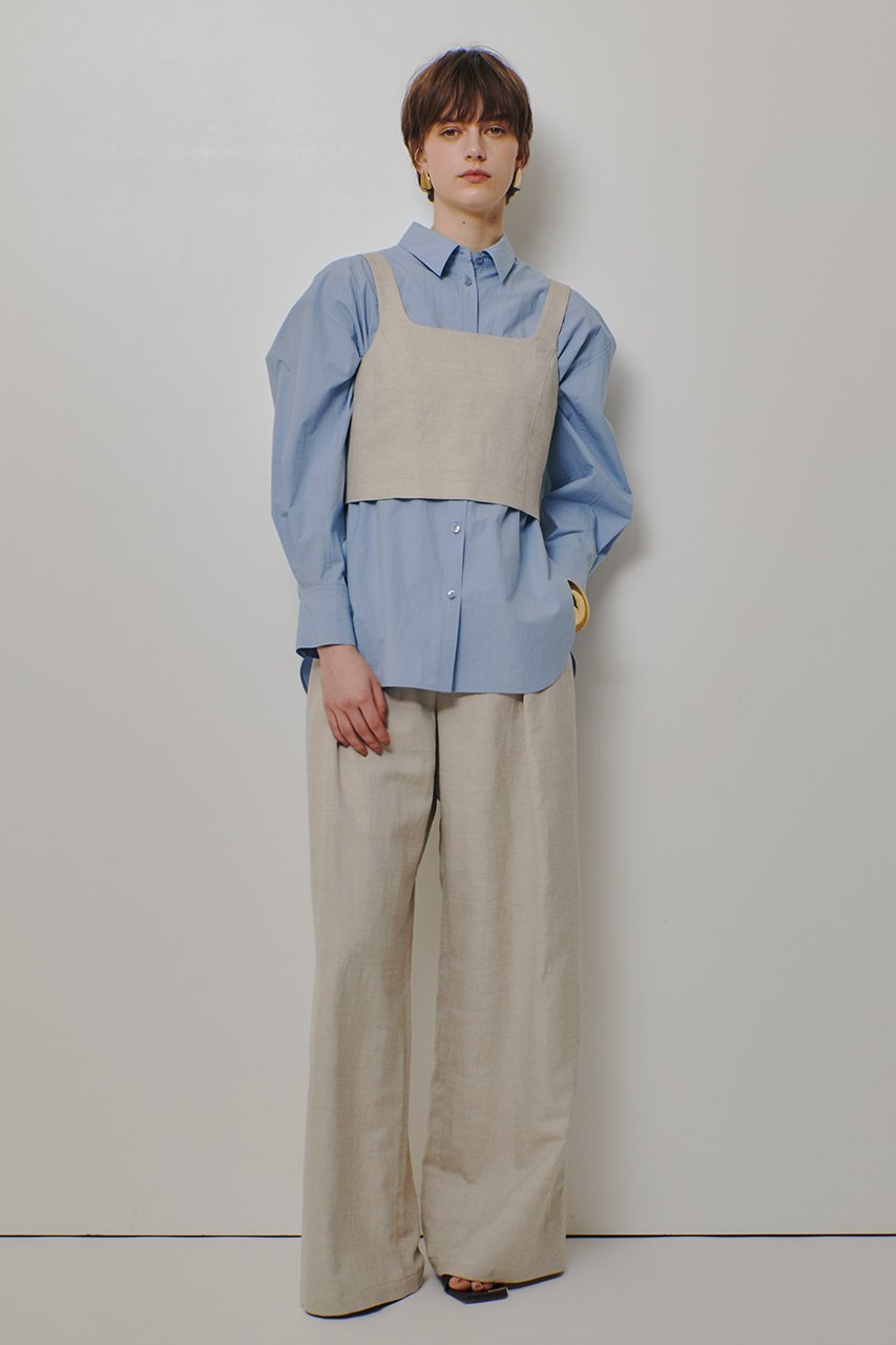 【アルアバイル/allureville】のシャークスキンショートジレ 人気、トレンドファッション・服の通販 founy(ファニー) 　ファッション　Fashion　レディースファッション　Fashion for Women　アウター　Coat / Outerwear Collection　トップス・カットソー　Cut & Sew Tops　キャミソール&ノースリーブ　Camisoles & Sleeveless Tops　シャツ・ブラウス・オフィスカジュアル　Elegant Blouses & Button-Ups　ベスト&ジレ / 重ね着スタイル　Vests & Gilets　2026年　2026　おすすめ　Recommended / Our Picks　ストレッチ　Stretch, Stretchy Fabric　セットアップ　Set-Up, Coordinated Outfit　ツイル　Twist, Twisted Detail　ノースリーブ　Sleeveless, No-Sleeve　ビスチェ　Bustier, Corset Top　夏　Summer　春　Spring　S/S・春夏　SS, Spring/Summer, Warm Season　other-8|ID: prp329100004856743 ipo3291000000035820784