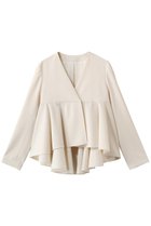 【アルアバイル/allureville】の【Loulou Willoughby】ダブルクロスフレアペプラムジャケット 人気、トレンドファッション・服の通販 founy(ファニー) ファッション Fashion レディースファッション Fashion for Women アウター Coat / Outerwear Collection レディースジャケット・軽アウター Jackets 2026年 2026 インナー Innerwear ジャケット Jacket, Outerwear ダブル Double, Double-Breasted フォルム Silhouette, Form フレア Flare, Flared ペプラム Peplum, Flared Hem 夏 Summer 春 Spring S/S・春夏 SS, Spring/Summer, Warm Season ビジネス 仕事 通勤 Business / Work / Commuting thumbnail アイボリー|ID: prp329100004856744 ipo3291000000035820787