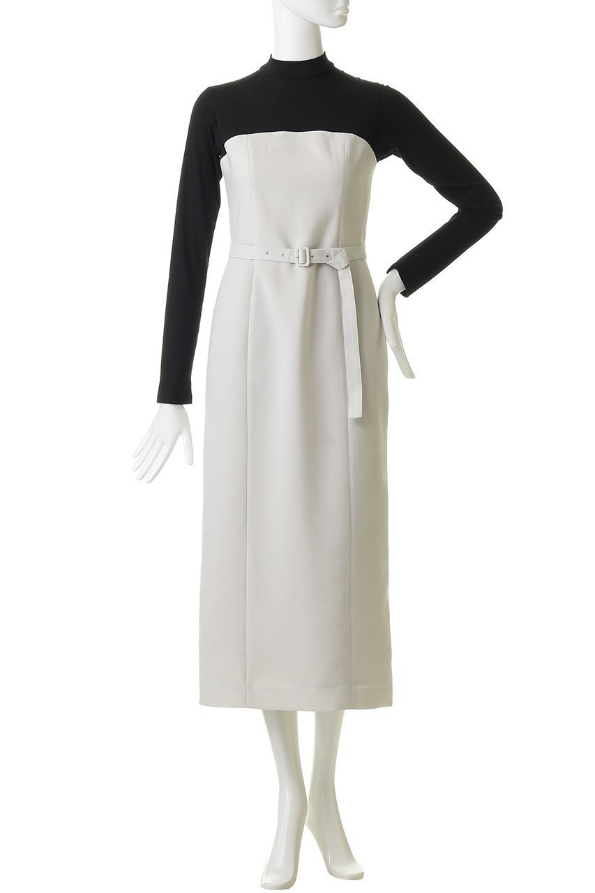 【アルアバイル/allureville】のスラブオックステレココンビワンピース 人気、トレンドファッション・服の通販 founy(ファニー) 　ファッション　Fashion　レディースファッション　Fashion for Women　ワンピース　Dresses　チュニック　Tunic Tops & Dresses　2026年　2026　チュニック　Tunic, Long Top　テレコ　Ribbed, Rib Stitch　フィット　Fit, Slim Fit　ロング　Long, Long-Length　ビジネス 仕事 通勤　Business / Work / Commuting　夏　Summer　春　Spring　S/S・春夏　SS, Spring/Summer, Warm Season　other-2|ID: prp329100004856746 ipo3291000000035820823